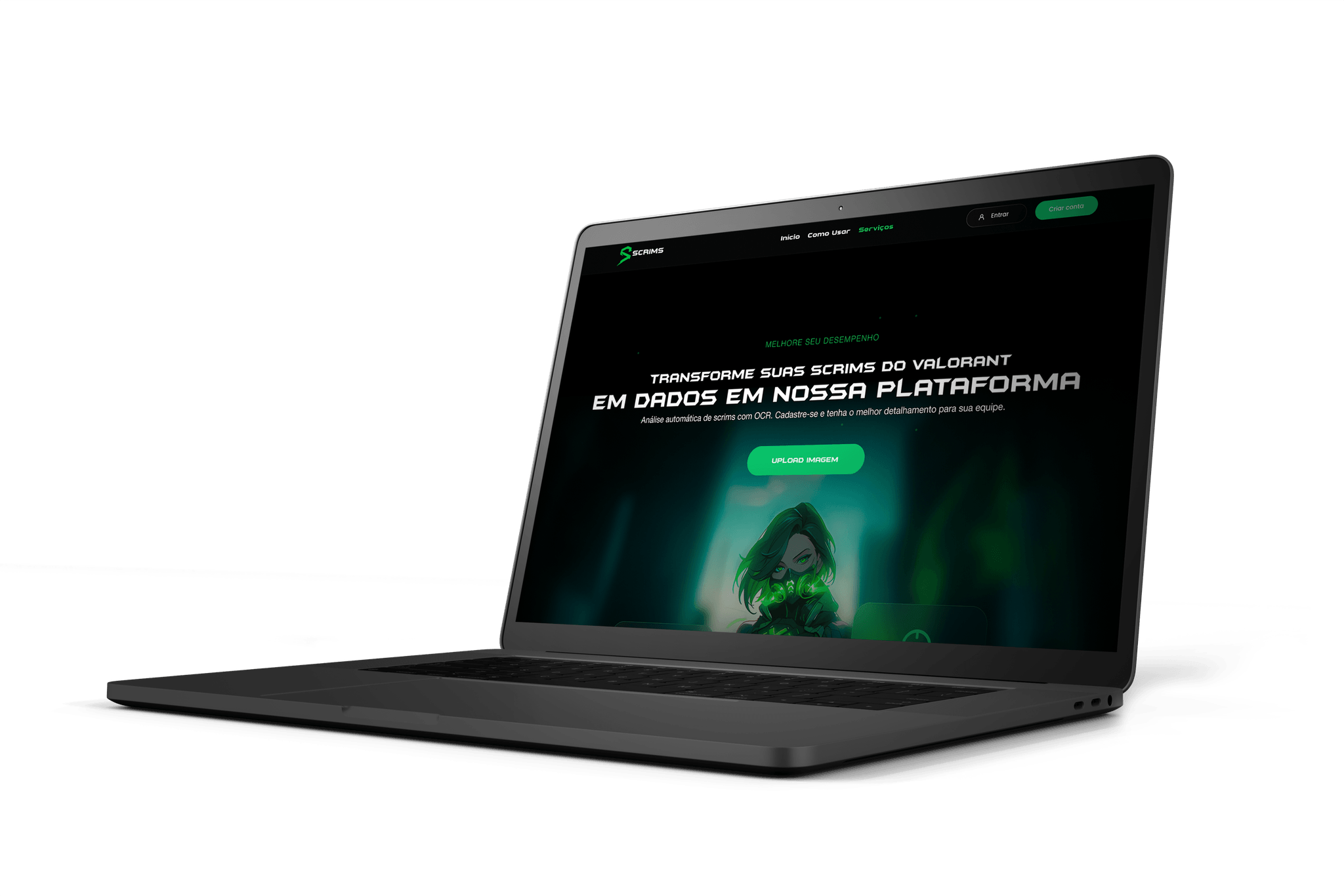 Notebook com a plataforma